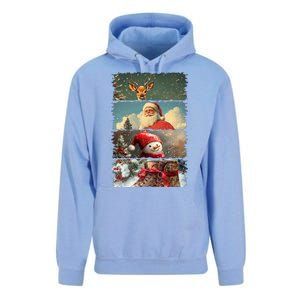 Retro Christmas Story Line Unisex Surf Hoodie