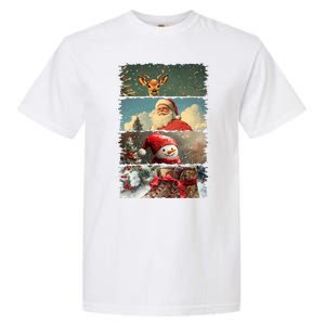 Retro Christmas Story Line Garment-Dyed Heavyweight T-Shirt