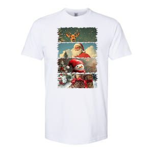 Retro Christmas Story Line Softstyle CVC T-Shirt