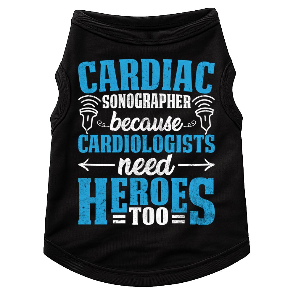 Rdcs Cardiac Sonographer Ultrasound Tech Technician Novelty Gift Doggie Tank