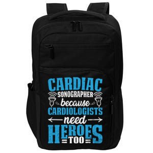 Rdcs Cardiac Sonographer Ultrasound Tech Technician Novelty Gift Impact Tech Backpack