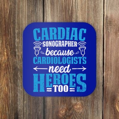 Rdcs Cardiac Sonographer Ultrasound Tech Technician Novelty Gift Coaster