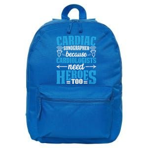 Rdcs Cardiac Sonographer Ultrasound Tech Technician Novelty Gift 16 in Basic Backpack