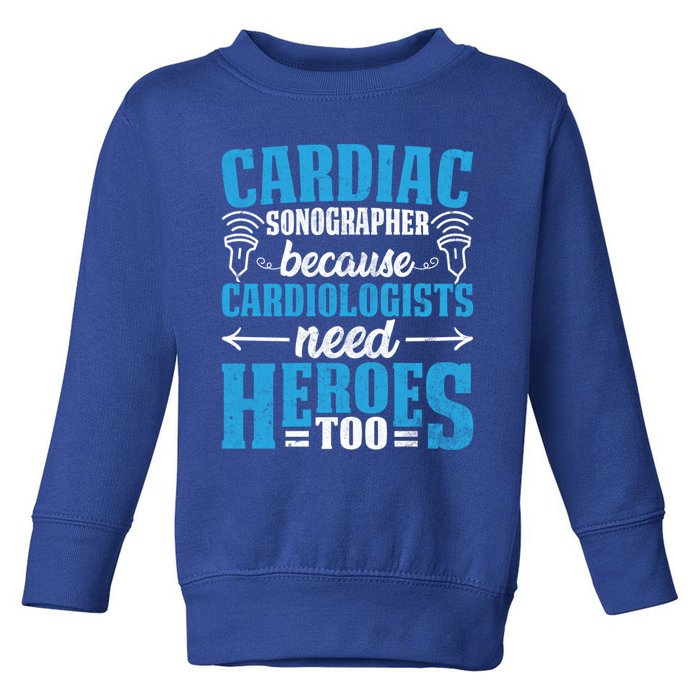 Rdcs Cardiac Sonographer Ultrasound Tech Technician Novelty Gift Toddler Sweatshirt