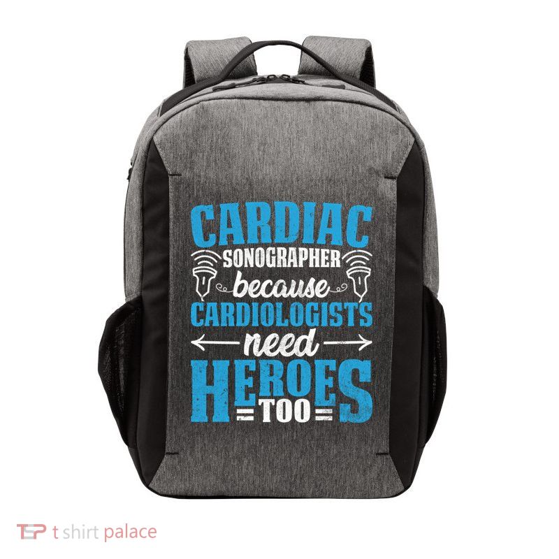 Rdcs Cardiac Sonographer Ultrasound Tech Technician Novelty Gift Vector Backpack