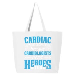 Rdcs Cardiac Sonographer Ultrasound Tech Technician Novelty Gift 25L Jumbo Tote