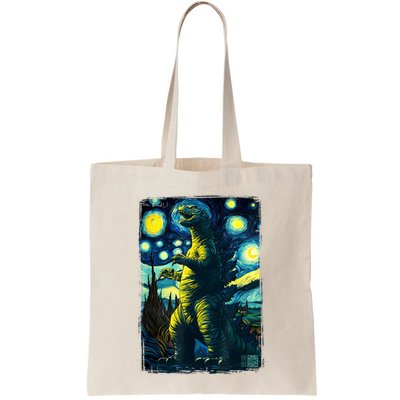 Retro Classic Starry Night Legendary Japanese Kaiju Bag
