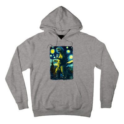 Retro Classic Starry Night Legendary Japanese Kaiju Tall Hoodie