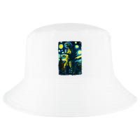 Retro Classic Starry Night Legendary Japanese Kaiju Cool Comfort Performance Bucket Hat