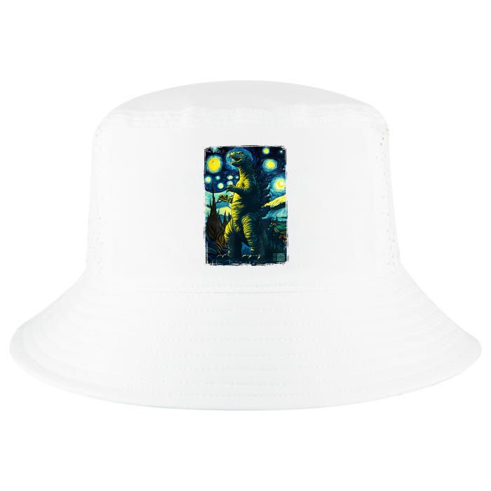 Retro Classic Starry Night Legendary Japanese Kaiju Cool Comfort Performance Bucket Hat