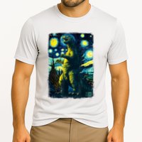 Retro Classic Starry Night Legendary Japanese Kaiju Cooling Performance Crew T-Shirt