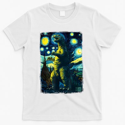 Retro Classic Starry Night Legendary Japanese Kaiju T-Shirt