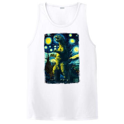 Retro Classic Starry Night Legendary Japanese Kaiju PosiCharge Competitor Tank