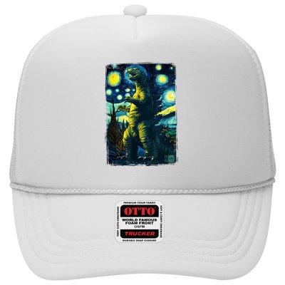 Retro Classic Starry Night Legendary Japanese Kaiju Trucker Hat