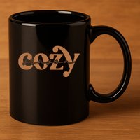 Retro Cozy Season 11oz C Handle Ceramic Mug