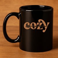 Retro Cozy Season 11oz C Handle Ceramic Mug