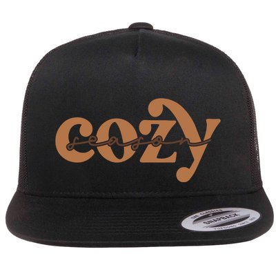 Retro Cozy Season Flatbill Hat