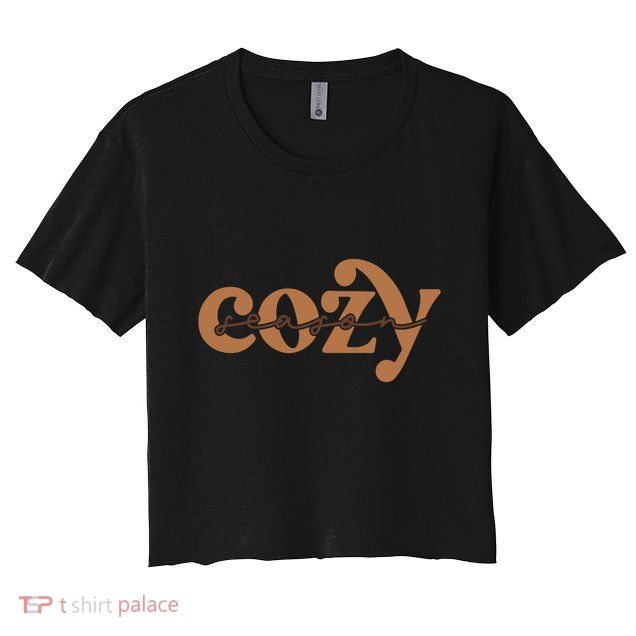 Retro Cozy Season Crop Top