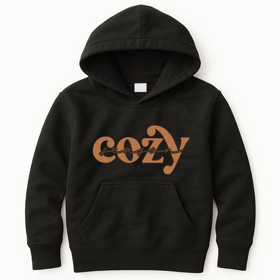 Retro Cozy Season Kids Hoodie