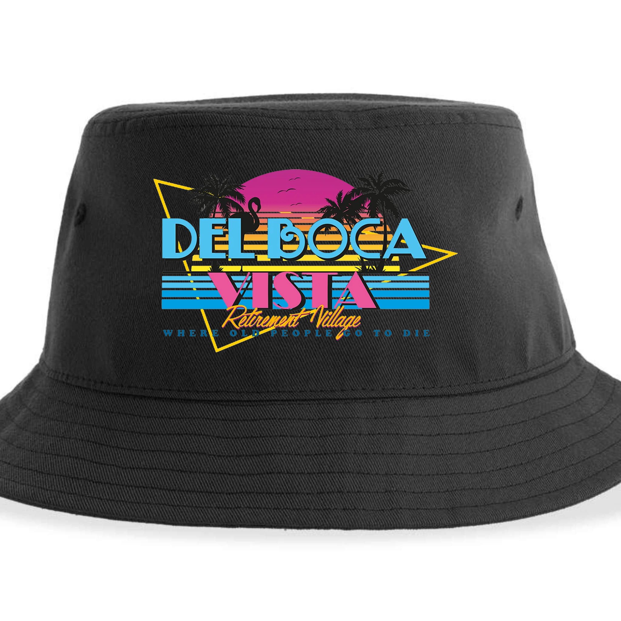 Retro City Summer Trip Sustainable Bucket Hat