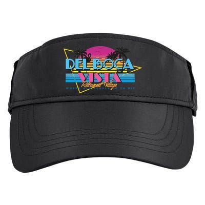 Retro City Summer Trip Adult Drive Performance Visor