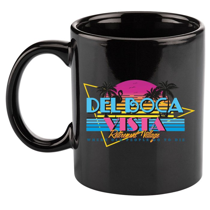 Retro City Summer Trip 11oz C Handle Ceramic Mug