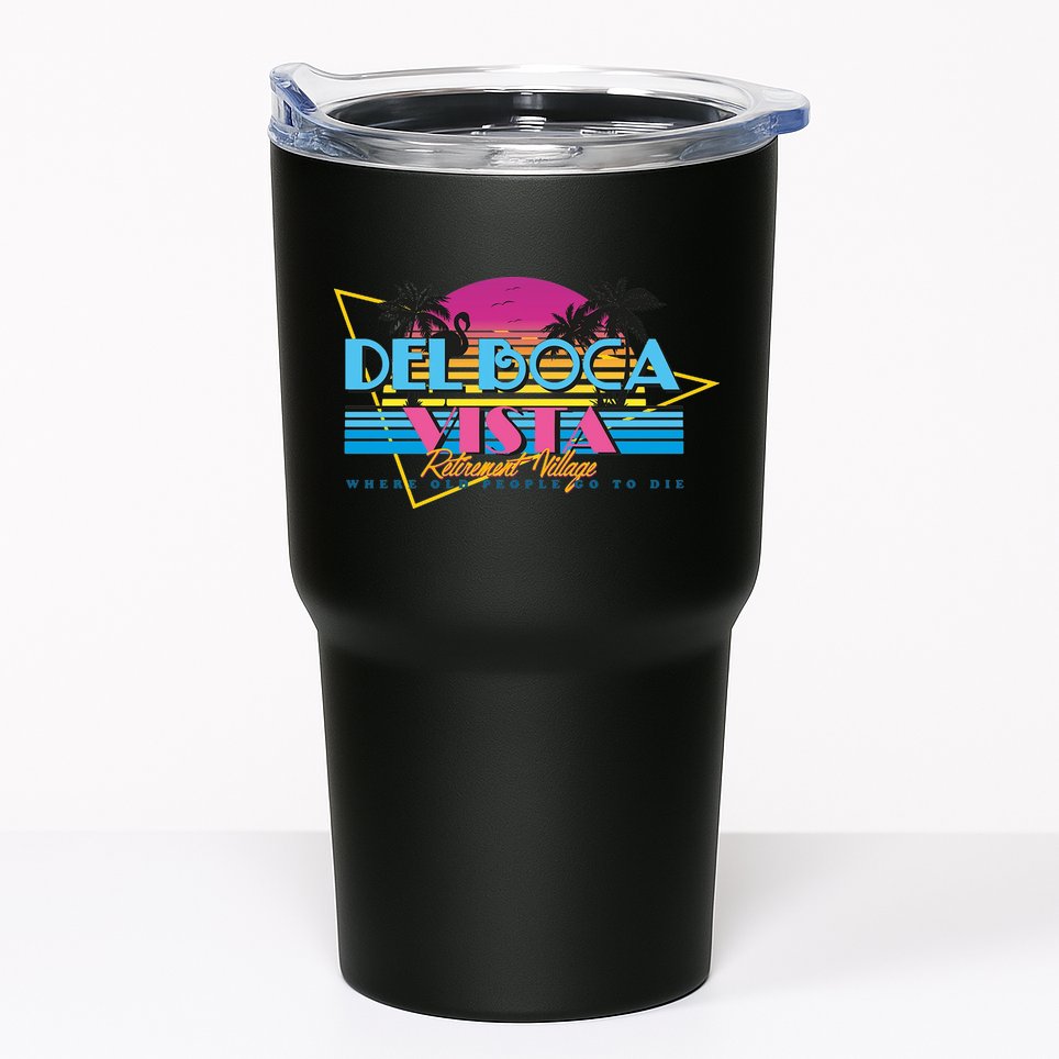 Retro City Summer Trip Tumbler