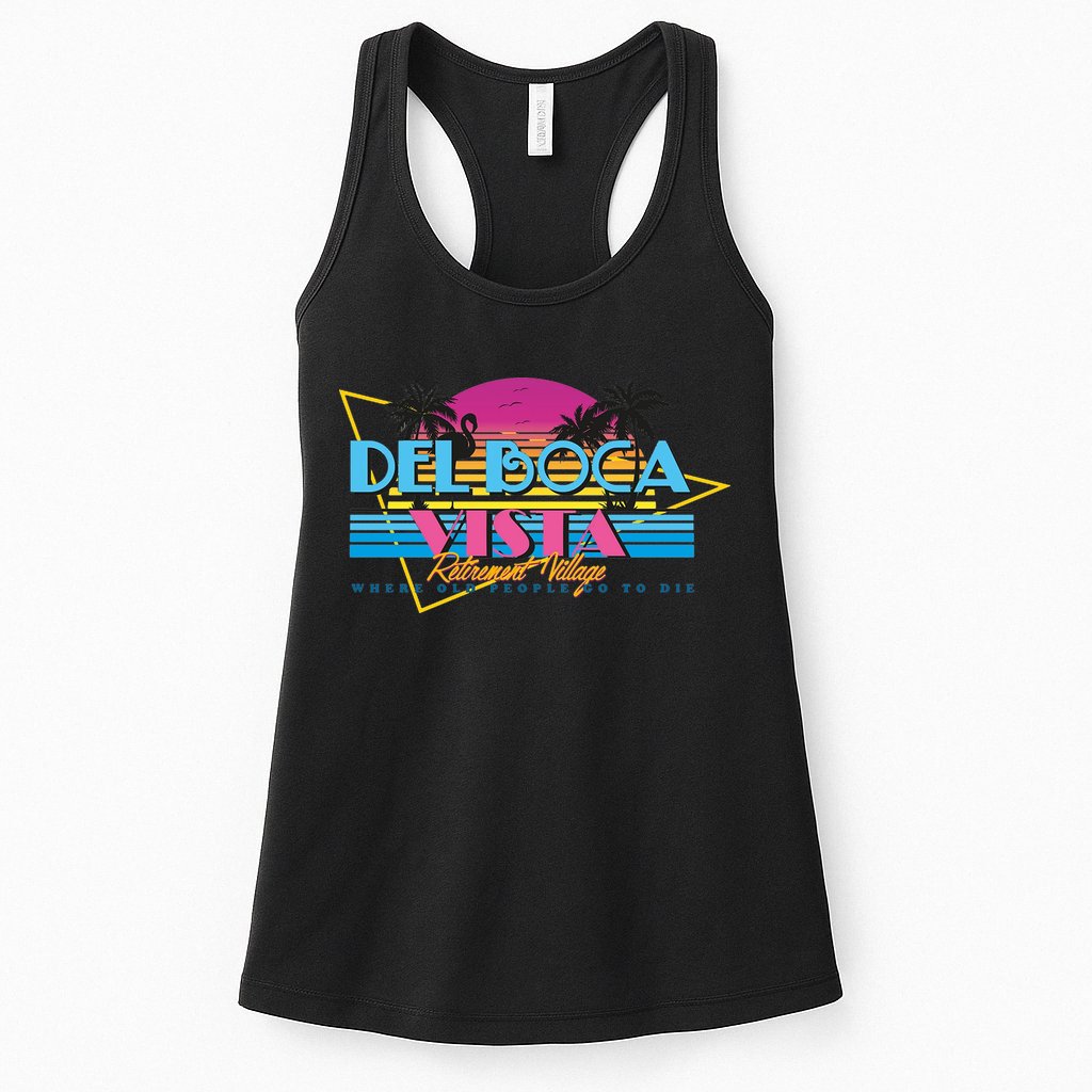Retro City Summer Trip Womens Tank Top