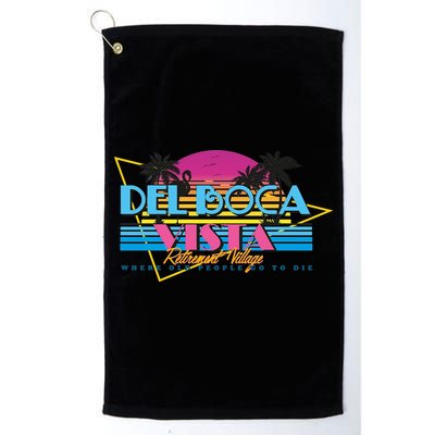 Retro City Summer Trip Golf Towel