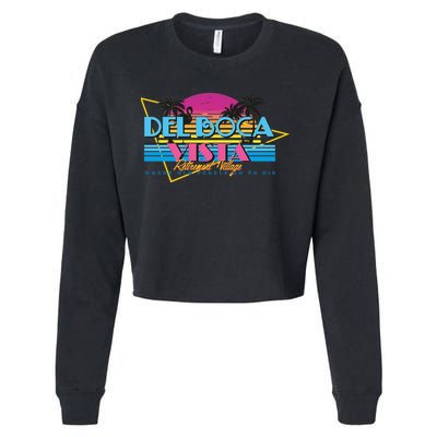 Retro City Summer Trip Cropped Pullover Crew