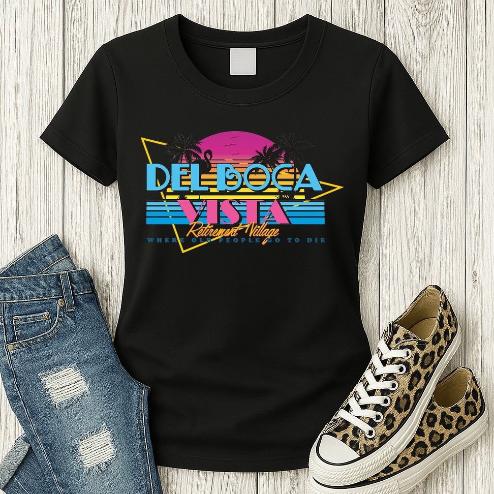 Retro City Summer Trip Womens T-Shirt