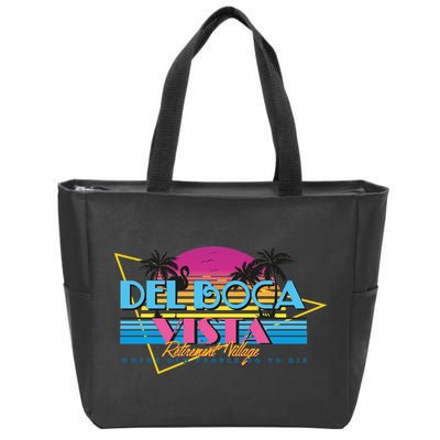 Retro City Summer Trip Zip Tote Bag