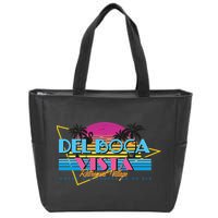 Retro City Summer Trip Zip Tote Bag