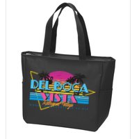 Retro City Summer Trip Zip Tote Bag