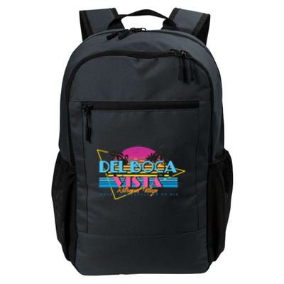 Retro City Summer Trip Daily Commute Backpack