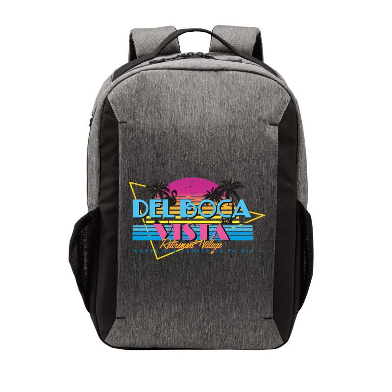 Retro City Summer Trip Vector Backpack