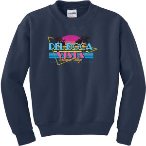 Retro City Summer Trip Kids Sweatshirt