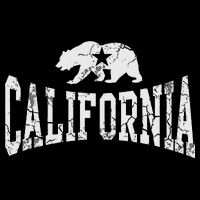 Retro California State Flag Bear Vintage Distressed Graphic Sweatshirt