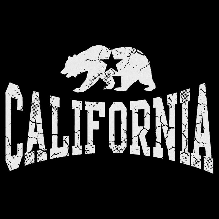 Retro California State Flag Bear Vintage Distressed Graphic Sweatshirt