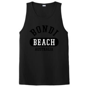 Retro College Style Bondi Beach Australia Graphic Design Gift PosiCharge Competitor Tank