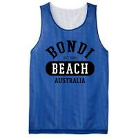 Retro College Style Bondi Beach Australia Graphic Design Gift Mesh Reversible Basketball Jersey Tank