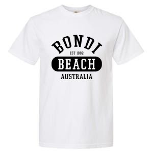 Retro College Style Bondi Beach Australia Graphic Design Gift Garment-Dyed Heavyweight T-Shirt