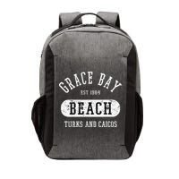 Retro College Style Grace Bay Turks & Caicos Distressed Vector Backpack