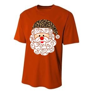 Retro Christmas Santa Claus Face Old Fashioned Gift Performance Sprint T-Shirt