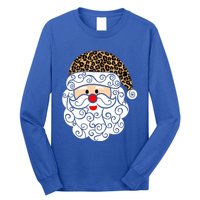 Retro Christmas Santa Claus Face Old Fashioned Gift Long Sleeve Shirt