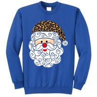 Retro Christmas Santa Claus Face Old Fashioned Gift Sweatshirt