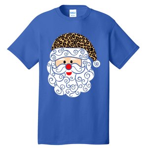 Retro Christmas Santa Claus Face Old Fashioned Gift Tall T-Shirt