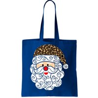 Retro Christmas Santa Claus Face Old Fashioned Gift Tote Bag