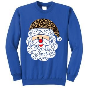 Retro Christmas Santa Claus Face Old Fashioned Gift Tall Sweatshirt