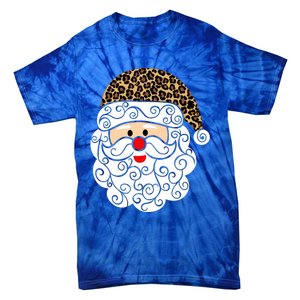 Retro Christmas Santa Claus Face Old Fashioned Gift Tie-Dye T-Shirt